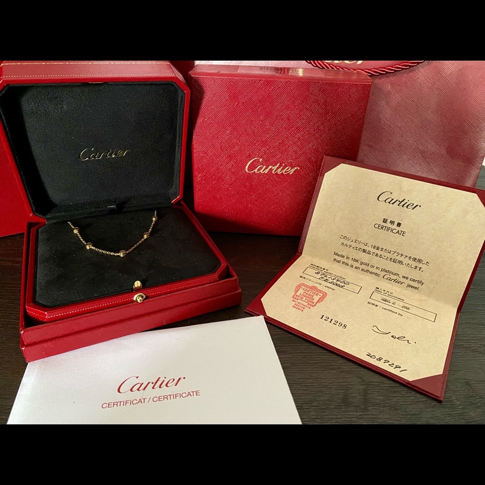 ❌TRADED❌ Cartier love station necklace 18k yellow gold FIRM